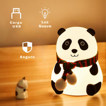 Lampara De Escritorio Touch Oso Panda